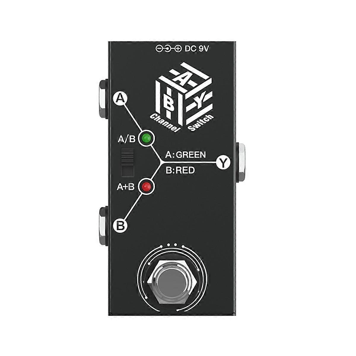 Channel Electric Guitar Pedal Instrument Universal ABY Line Selector Guitar Effector ABY Dual Channe