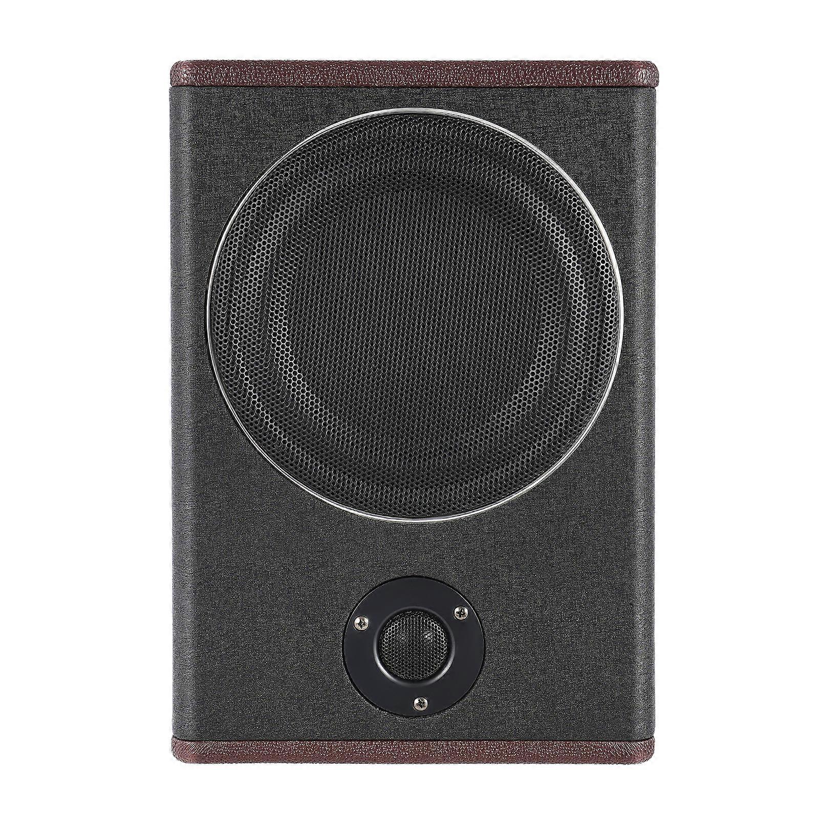 8" 200W Car Subwoofer with Built-in Amp Bass Speaker Under-Seat Installation for Cars/SUVs