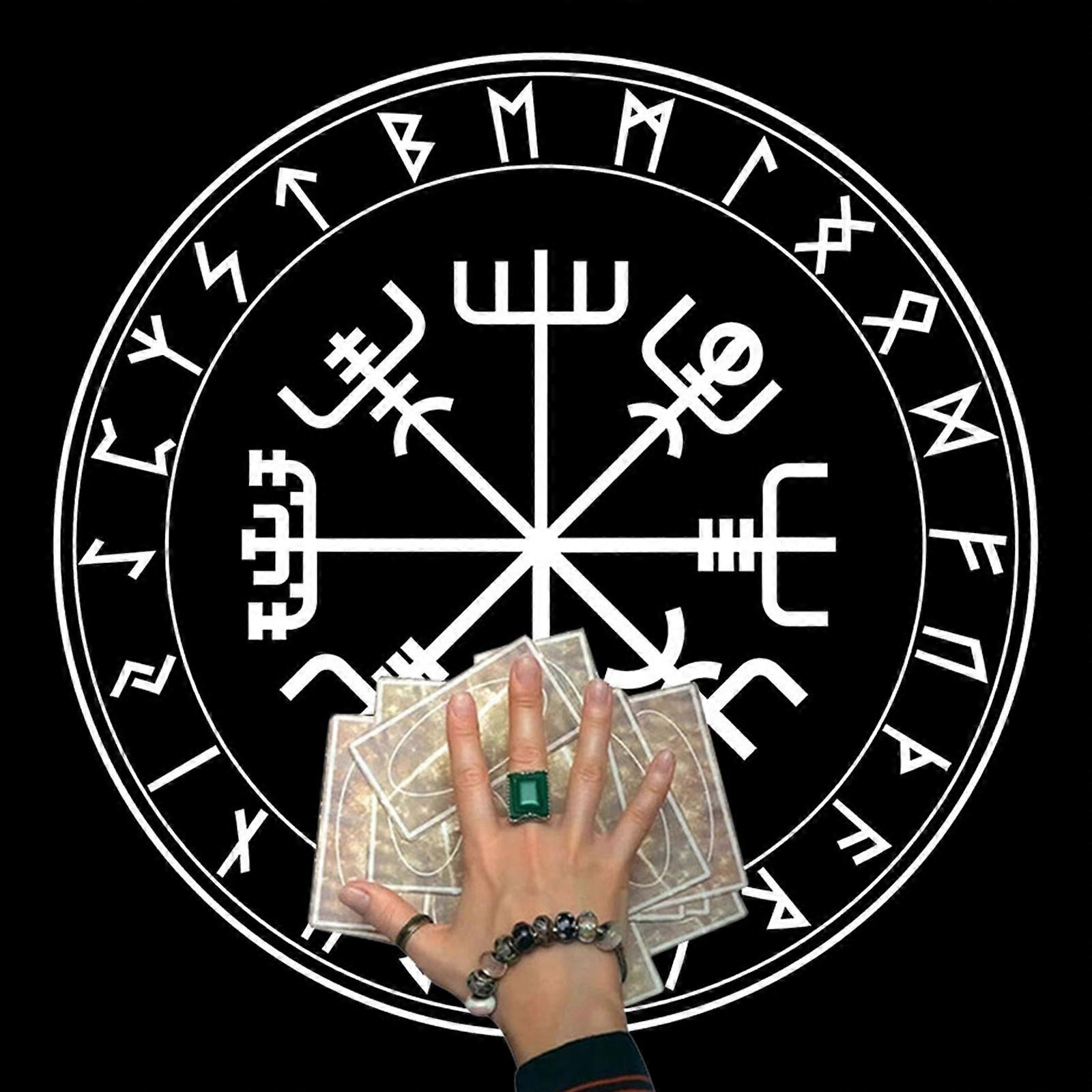 Square Pendulums Divination Altar Tablecloth Board Game Tarot Pad Rune Table Cloth Astrology Oracles Board Game Card Mat
