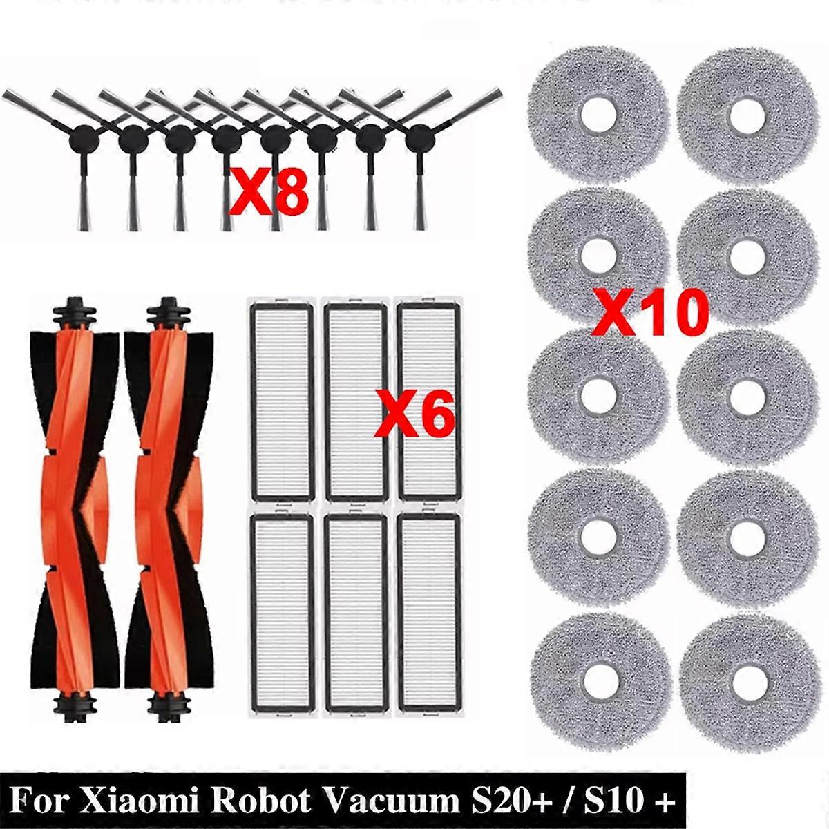 For Robot Vacuum S20+/ S10 Plus / B108GL / B105 / B108CN B113CN Parts Accessories Filter Main Side