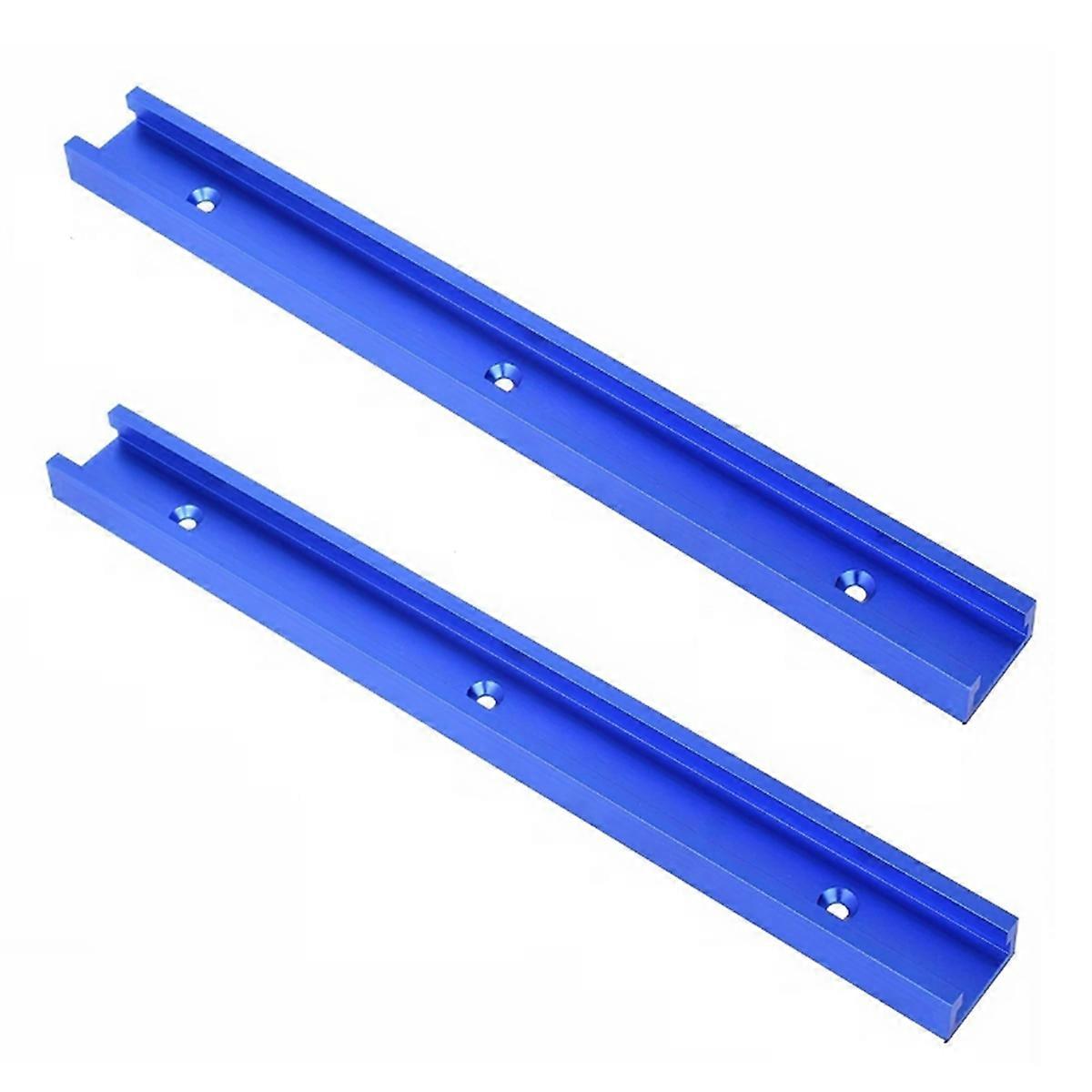 2PC 30 Τύπος T-track T-slot ξυλουργική ράγα ράγα ξυλουργικών εργαλείων-50cm