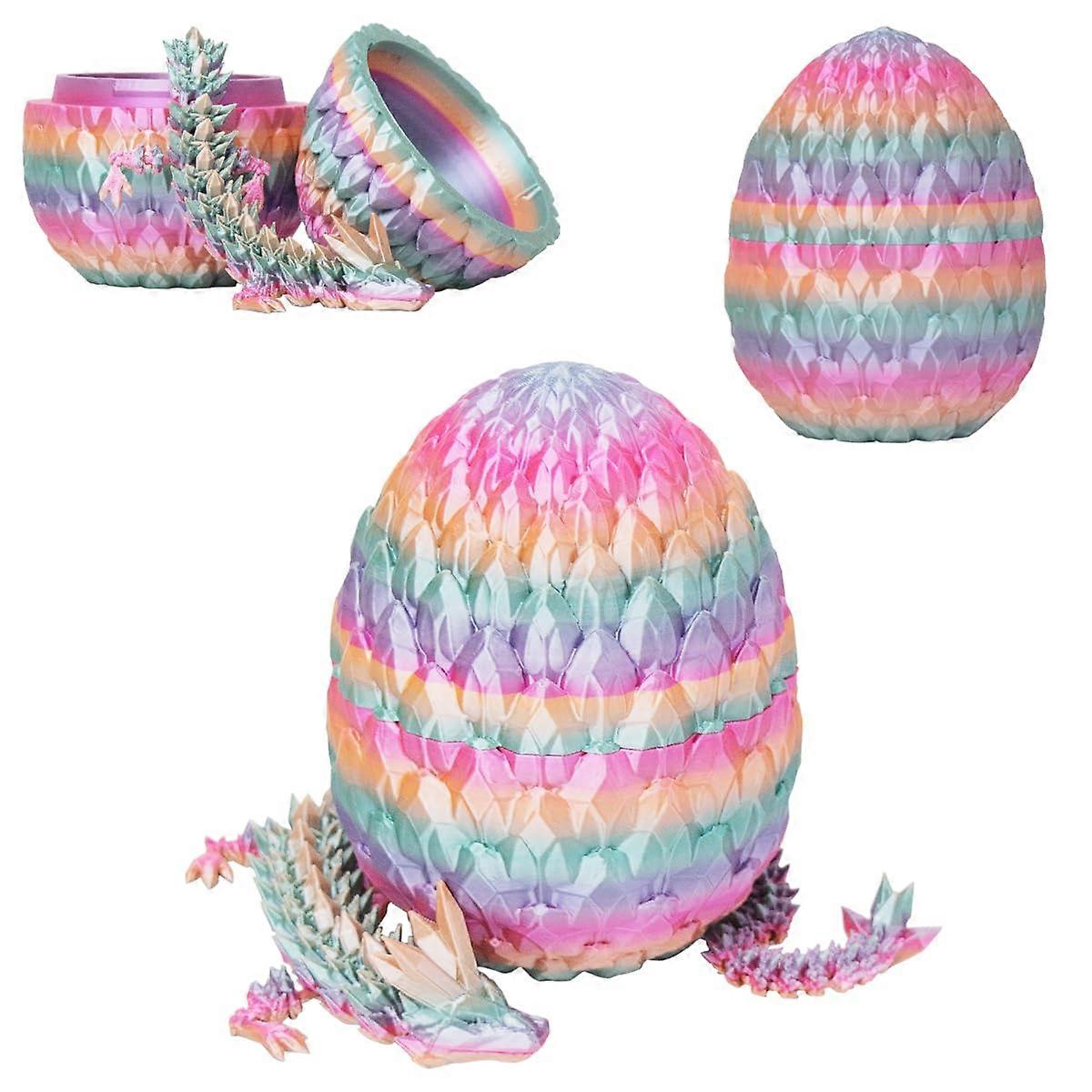 3D Printed Dragon Egg Easter Basket Essential Executive Desk Toy 12'