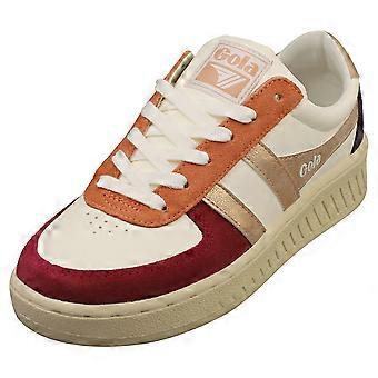 Gola Grandslam Quadrant Womens Fashion Trainers in Off...