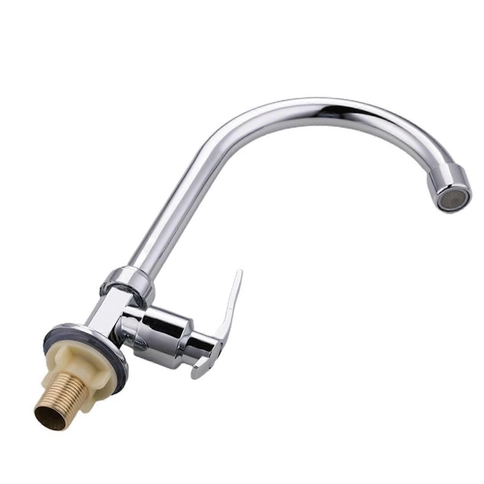 Water Kitchen Faucet Stainless Steel Pull Out Spray Mixer Tap Single Handle Swivel Spout Tall Design for Sinks