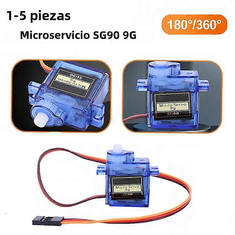 SG90 9G Micro Servo Motor for RC Airplanes and Robot Arm 180/360 Fixed Servo for Helicopter Airplane Control
