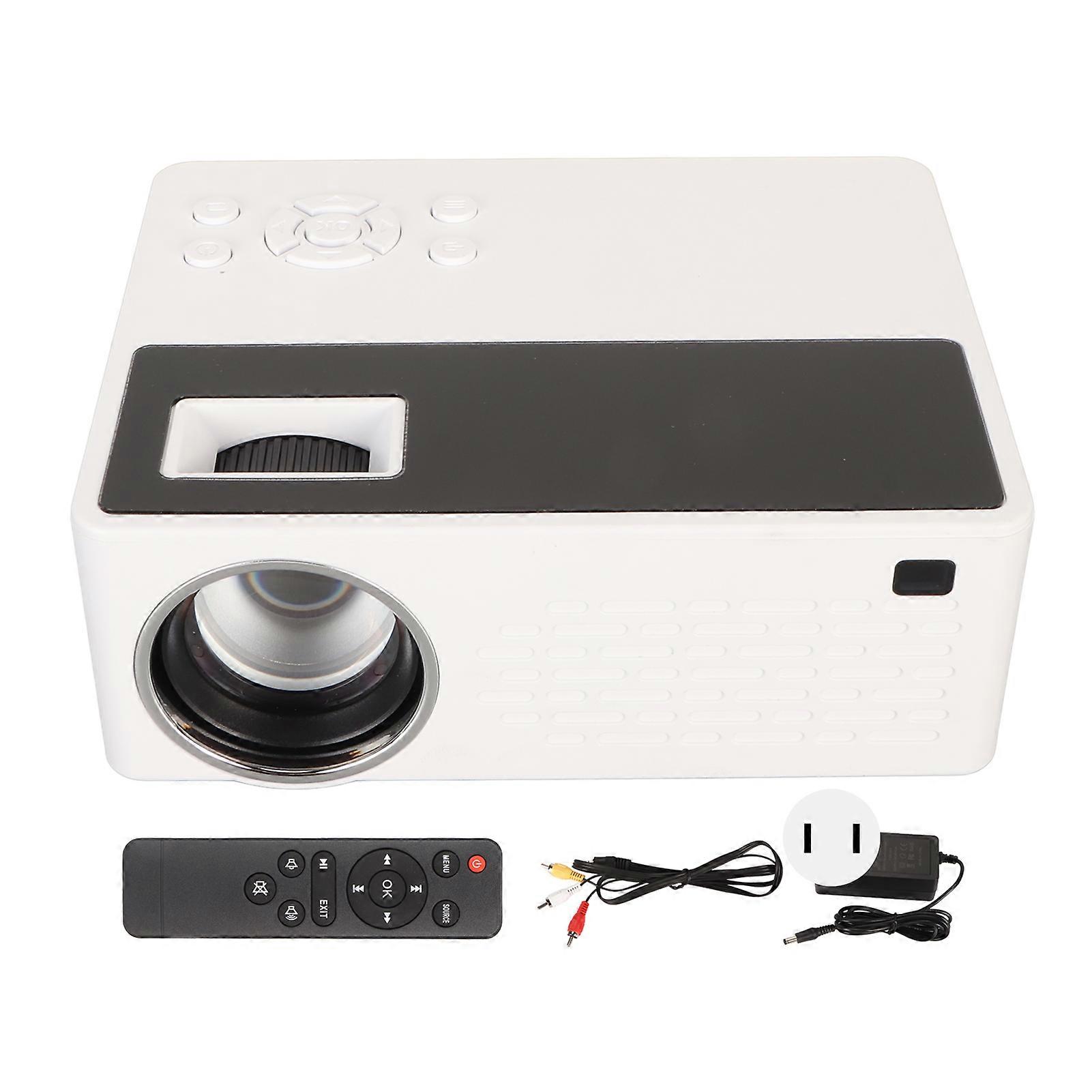 Mini projektori hiljainen 110 ANSI Lum WiFi-puhelin Sama näyttö kannettava LED-projektori HD Multimedia Interface -portilla 100-240V US-pistoke