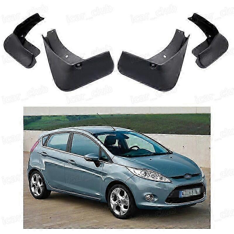 4Pcs Mud Flaps Splash Guard Fender Mudguard for FORD Fiesta HATCHBACK 2009-2010