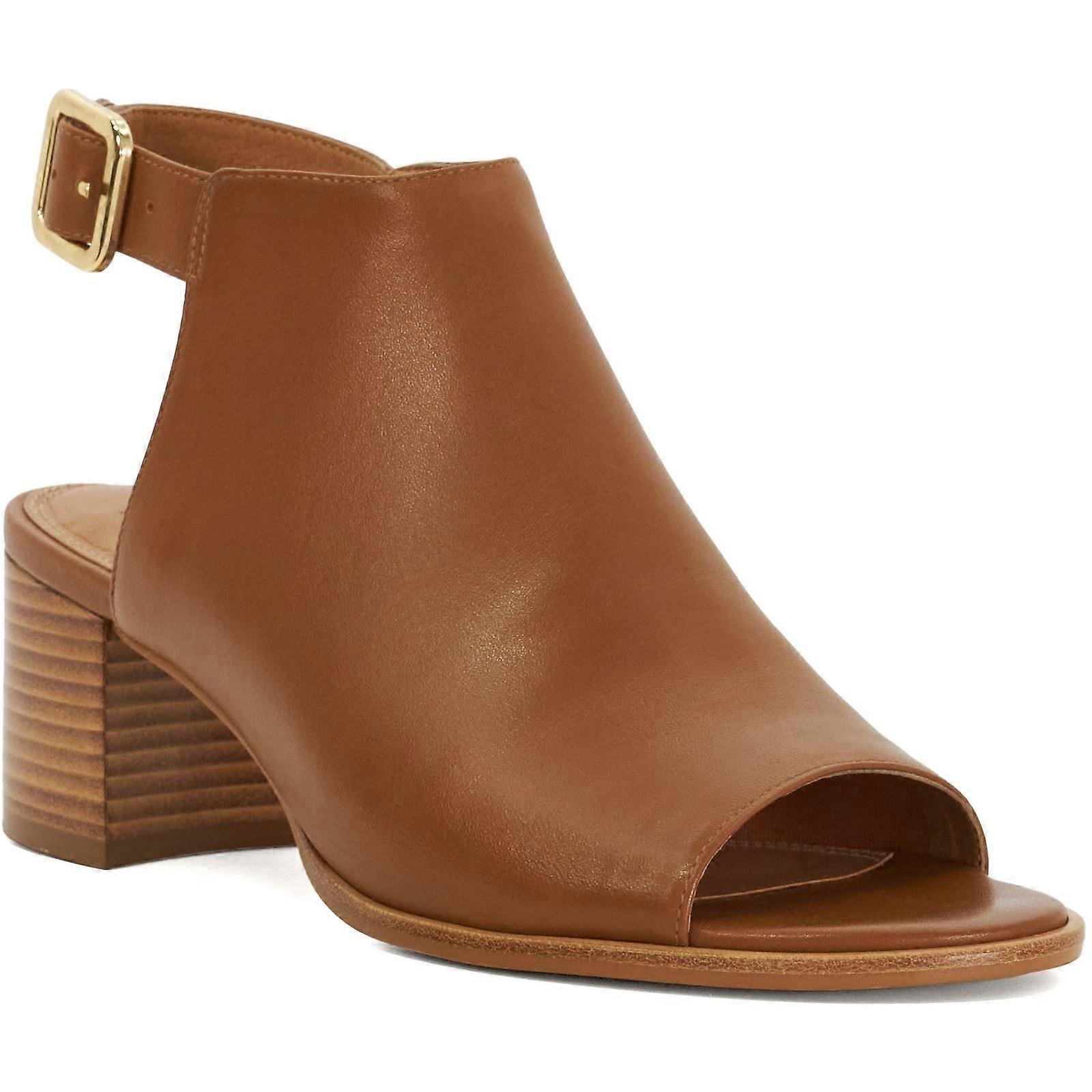 Dune Joupin Tan Leather Female Sandal Ladies Summer-8