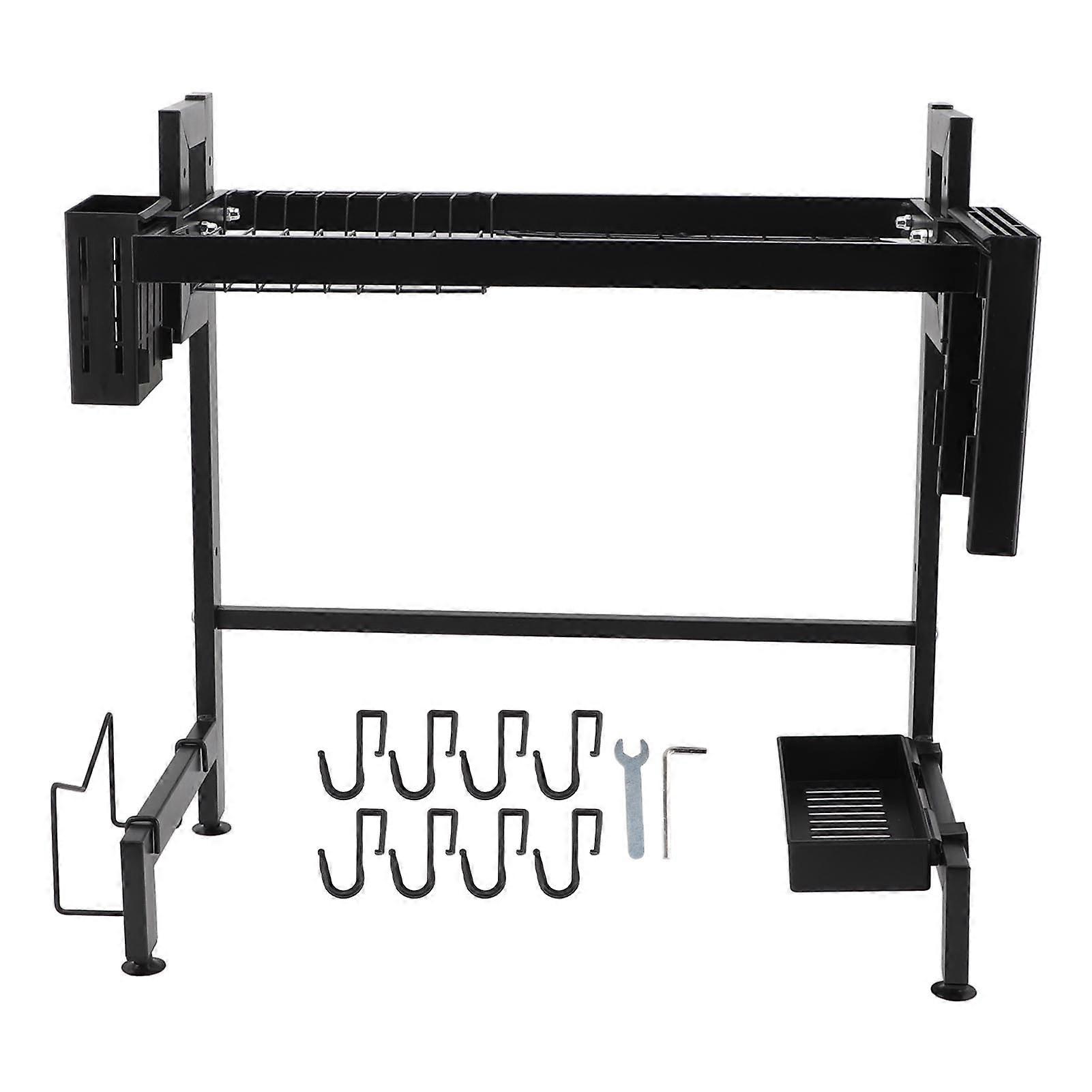 Sopra il lavello Scolapiatti Grande Capacità In Metallo Addensato Piatto Di Asciugatura Ripiano Per La Cucina