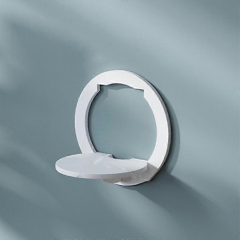 Round Wall Hanging Shelf Flower Pot Multifunctional Storage Box Room Decoration