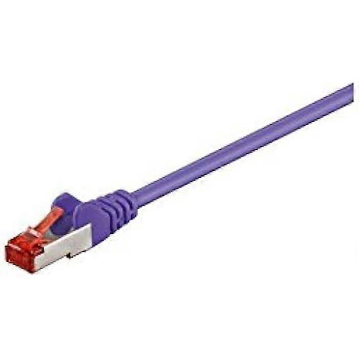 Network cable - MICROCONNECT - 1 m - Cat6 - S/FTP - Purple