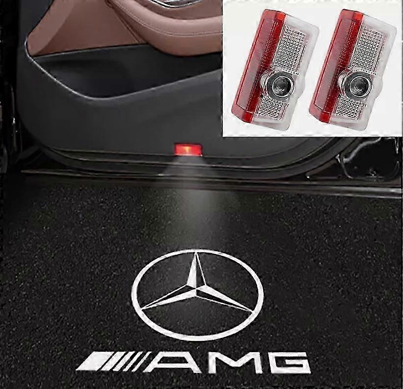 2x fr Mercedes W176 W177 W205 W213 W212 W247 C43 C53 AMG LED Projektör Trlicht