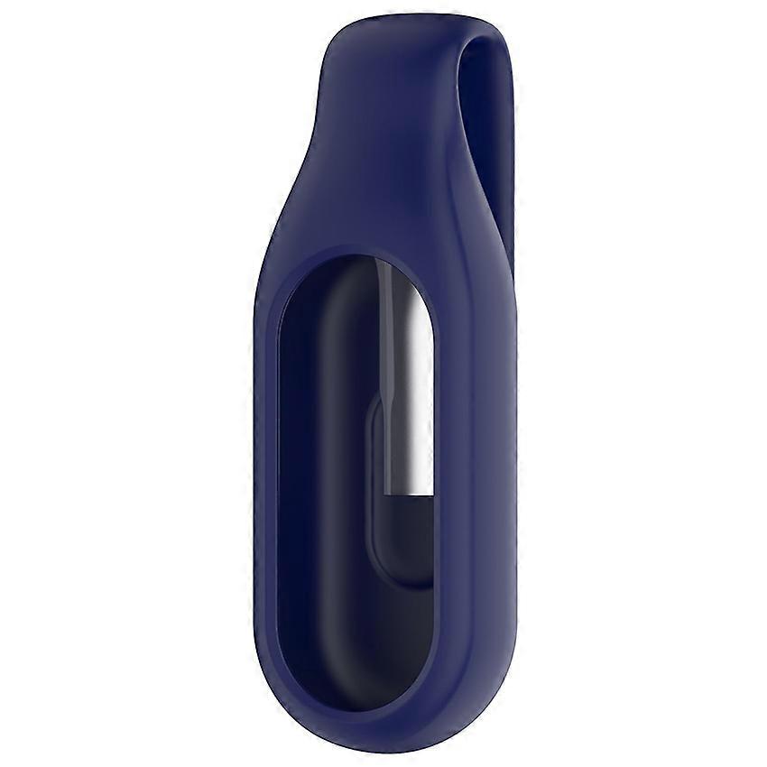 Silicone Storage Cover Hanging Clip Accessories for Xiaomi Band 10 NFC/10/9 NFC/9/8NFC/8 (Midnight Blue)