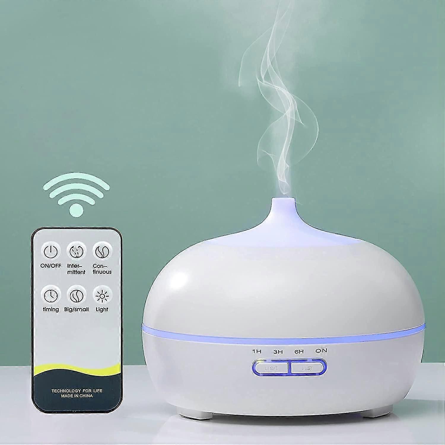 300ML Essential Oils Diffuser, Electric Fragrance Diffuser with Remote Control Ultrasonic Humidifier