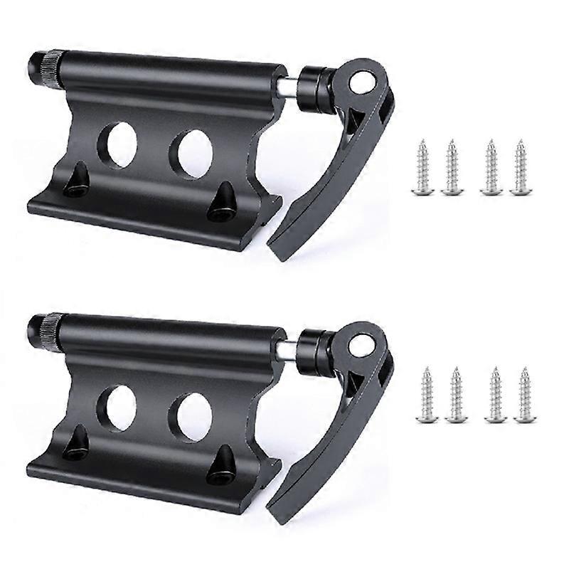 2Pcs Bike Fork Mount Truck Bed Roof for SUV Trailer Road Bike, Black