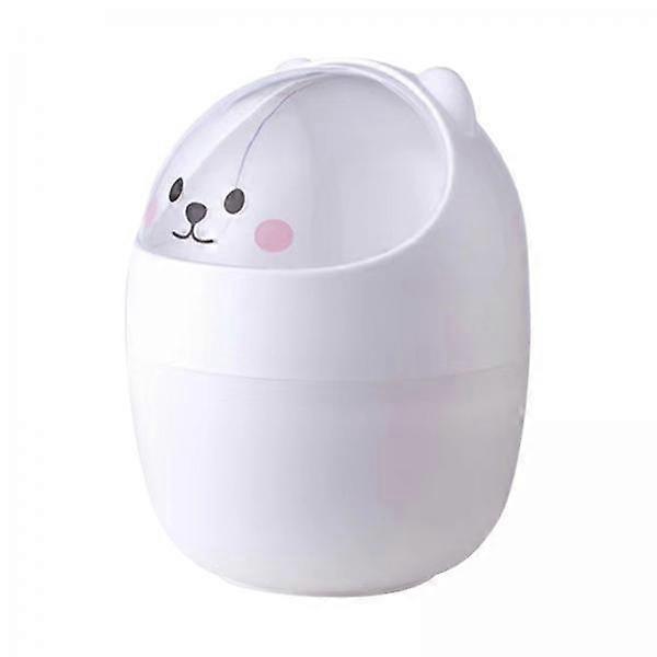 Mini Desktop Garbage Bin Adorable Storage Container for Home Office
