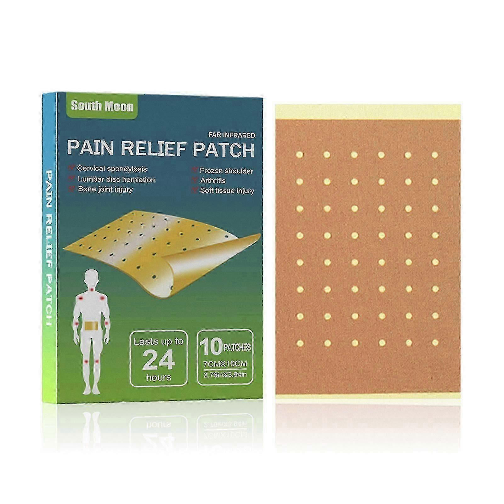10Pcs/Box Shoulder Neck Sticker Multifunctional Compact Plant Extracts Pain Relief Care Patch for Office Workers