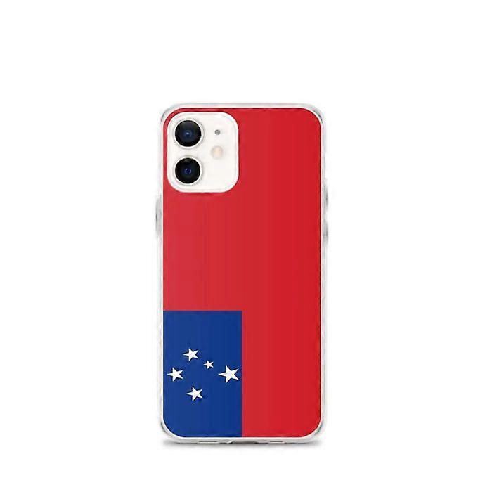 Phone Case - PIXELFORMA - Samoa Flag - Compatible with iPhone 12 mini - Flexible - Shockproof