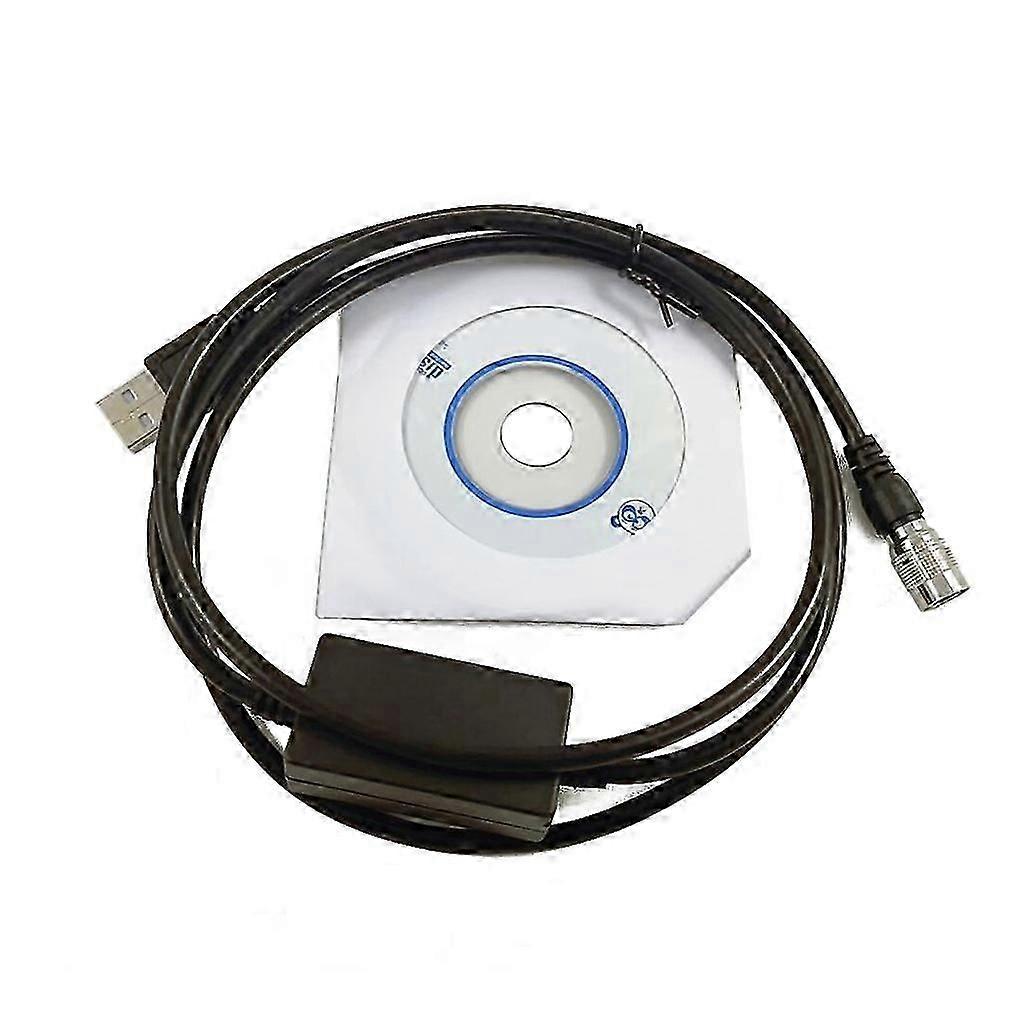 USB Data Download Cable for Windows 7 8 10 For Topcon Sokkia Gowin Total Station-Good