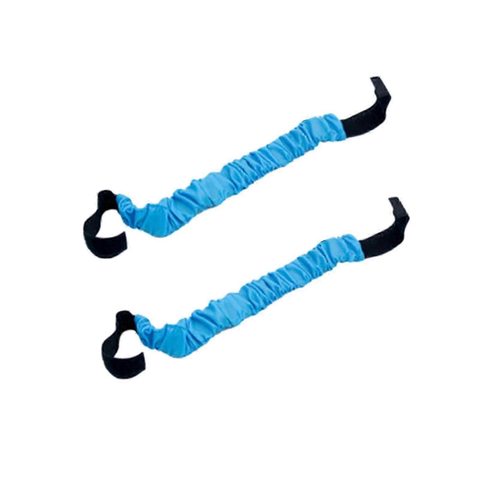 2pcs Two-person Three-legged Strap Ties Game Props Parent-child Interactive Toys Props Belt Fastener Tape Oxford Cloth Extension Cord