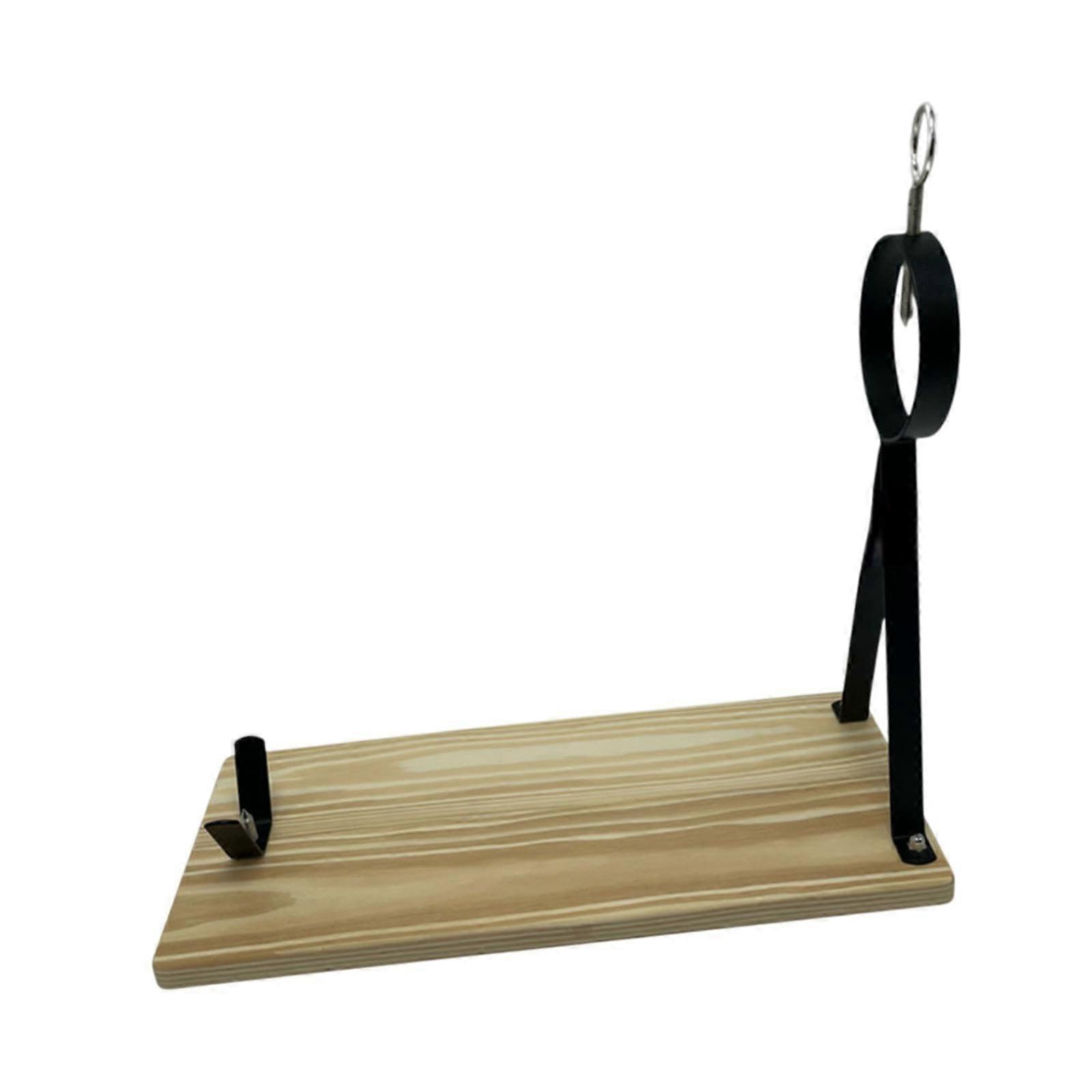Ham Stand for Carving, Spanish Ham Holder Rack, Easy to Use Multipurpose Ham Carver, Adjustable Wood Design