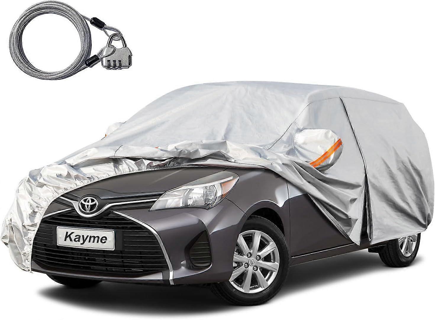 Fließheck Autoabdeckung für Automobile Allwetter Wasserdicht, Außenabdeckung Sonne