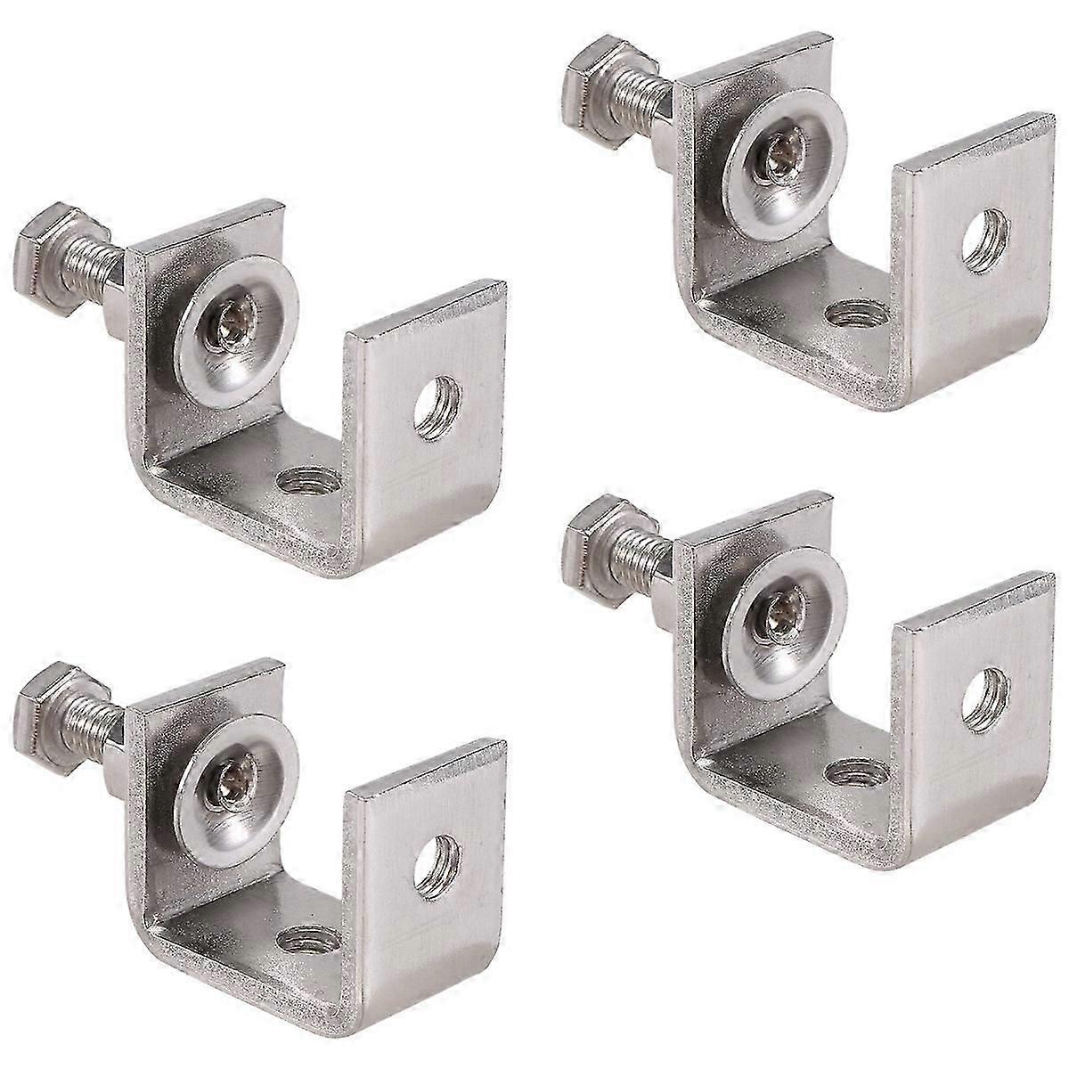 4PCS 16-25mm Heavy Duty Woodworking Clamp Set 304 Stainless Steel C Clamp Tiger Clamp Tools for Weld