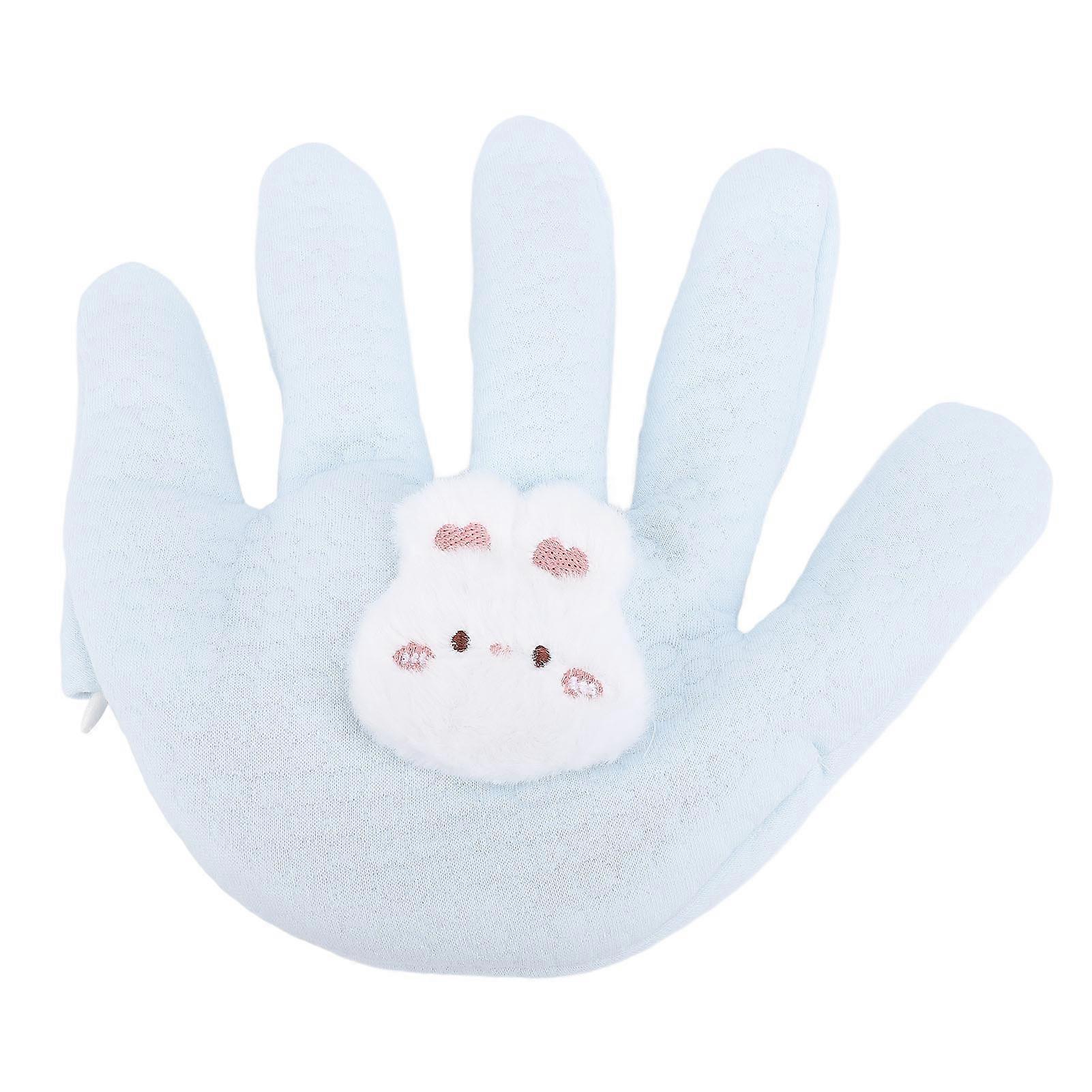 Baby Soothing Palm, Anti-Startle, Baby Sleep Aid, Filled with Cassia Seeds, Soft Sleeping Palm, for a Restful Night's Sleep, Blue