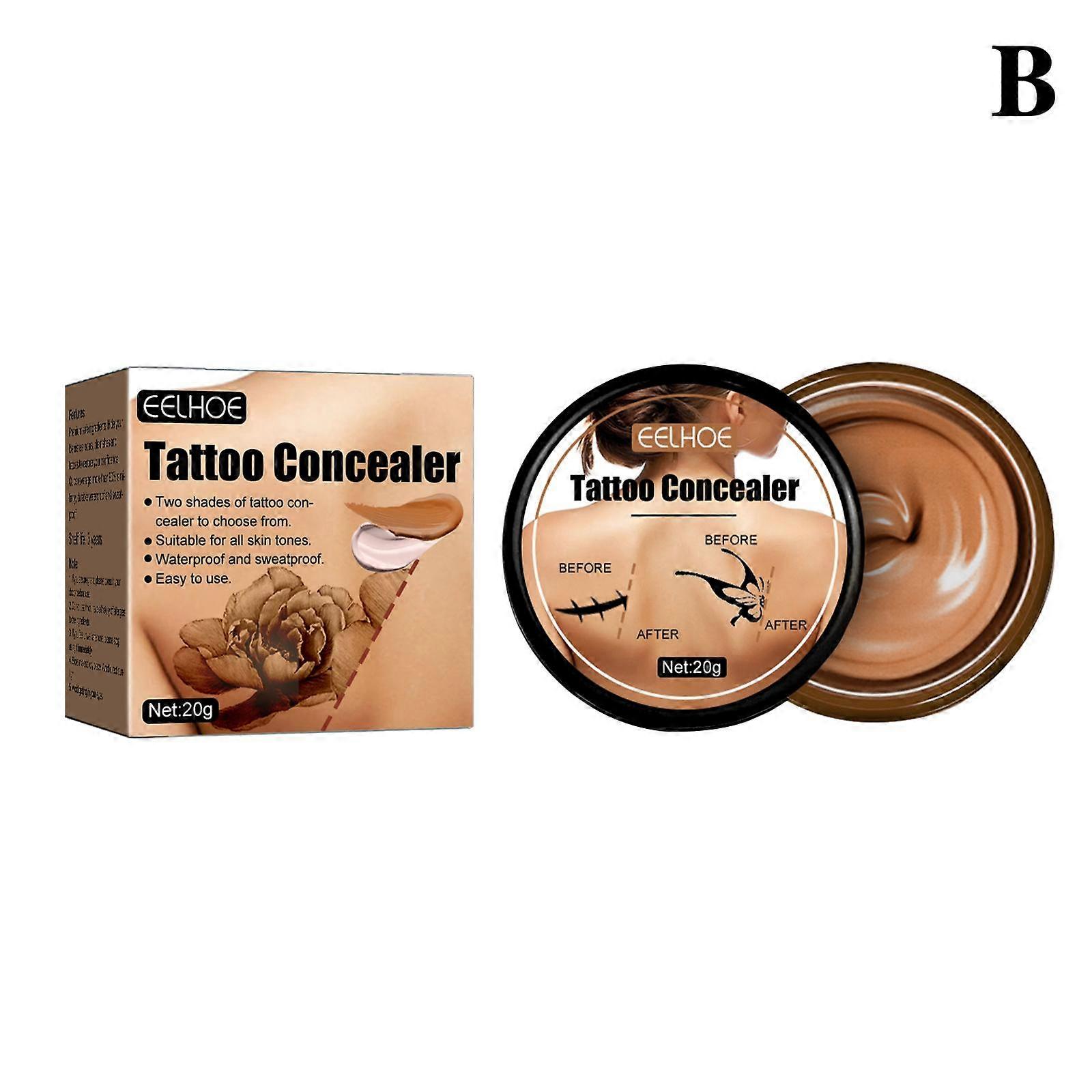 Skin color (B)$Tattoo concealerConcealer covers acne marks, freckles, scars, tattoos, long-lasting and waterproof