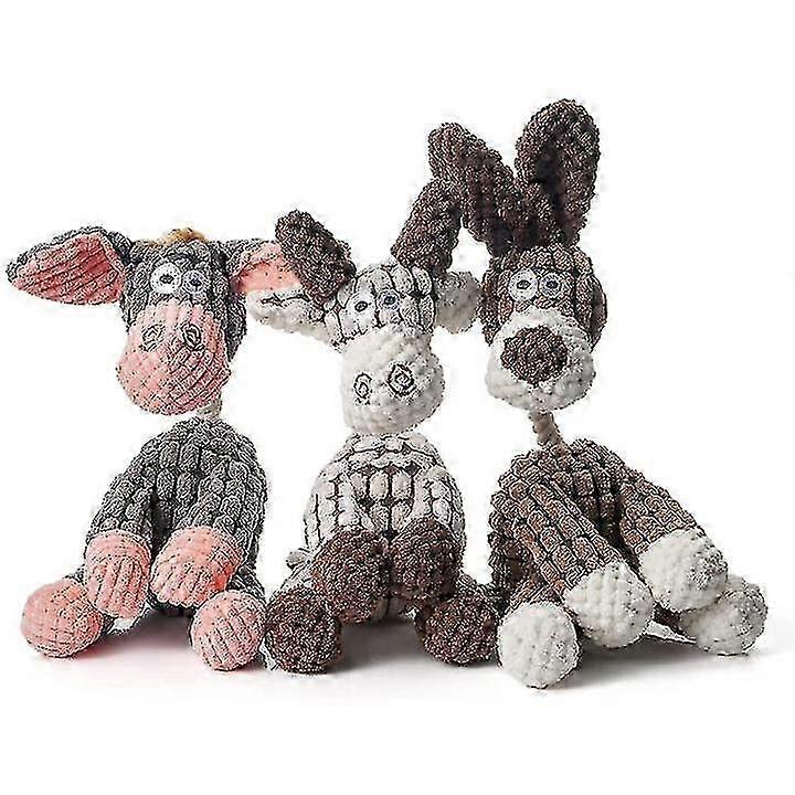 Indestructible and Sturdy Plush Dog Toy, Squeaky Toy for Aggressive Chewers, Compatible with Various Brands of Dog Toys, Perfect for Playtim