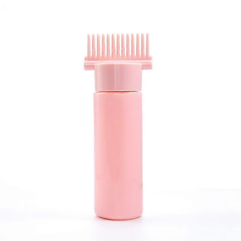 120Ml Hair Dye Refillable Bottle Applicator Comb Multicolor Plastic Dispensing Salon Oil Hair Coloring Hairdressing Styling Tool