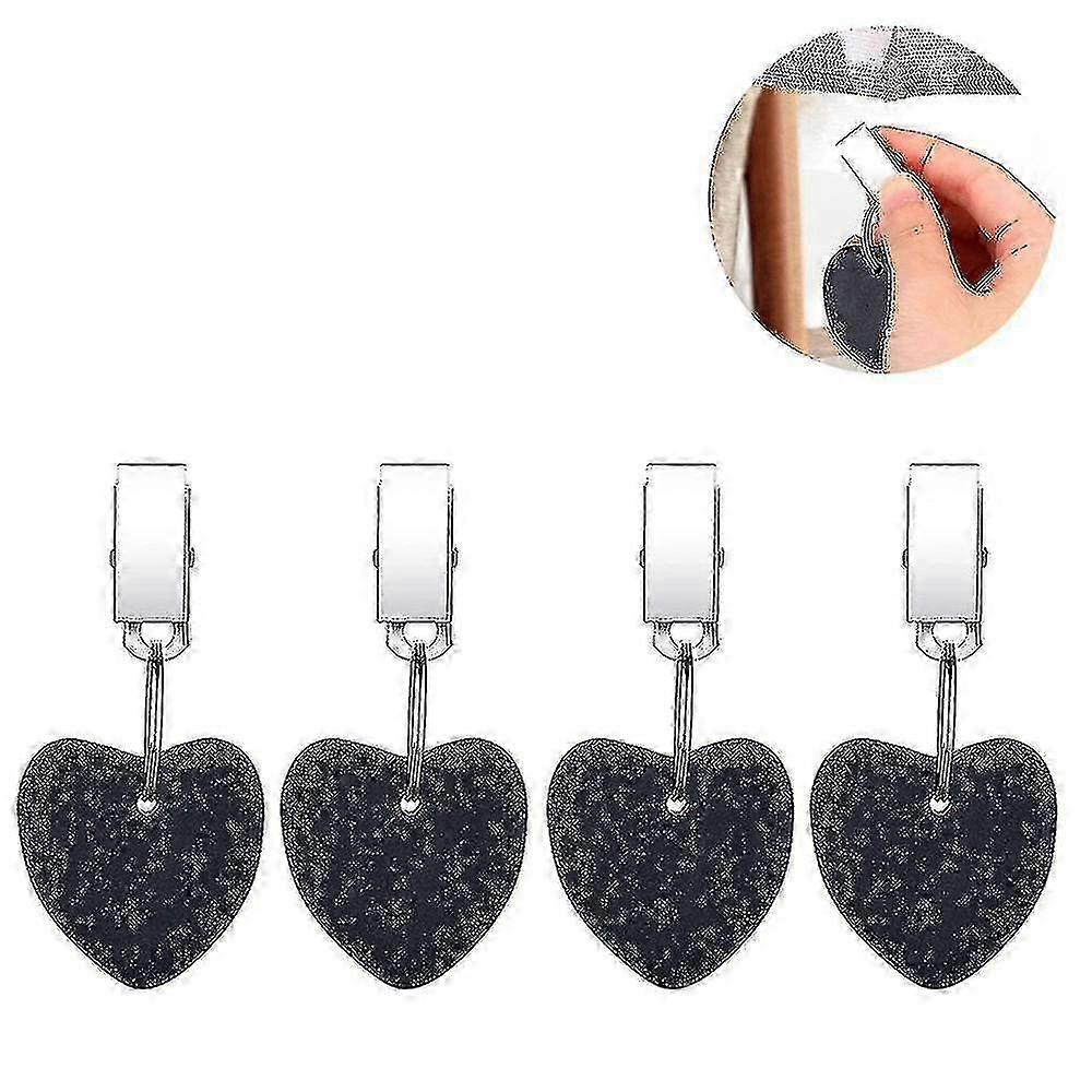 4pcs Black Tablecloth Weights Hangers for Table Cloth