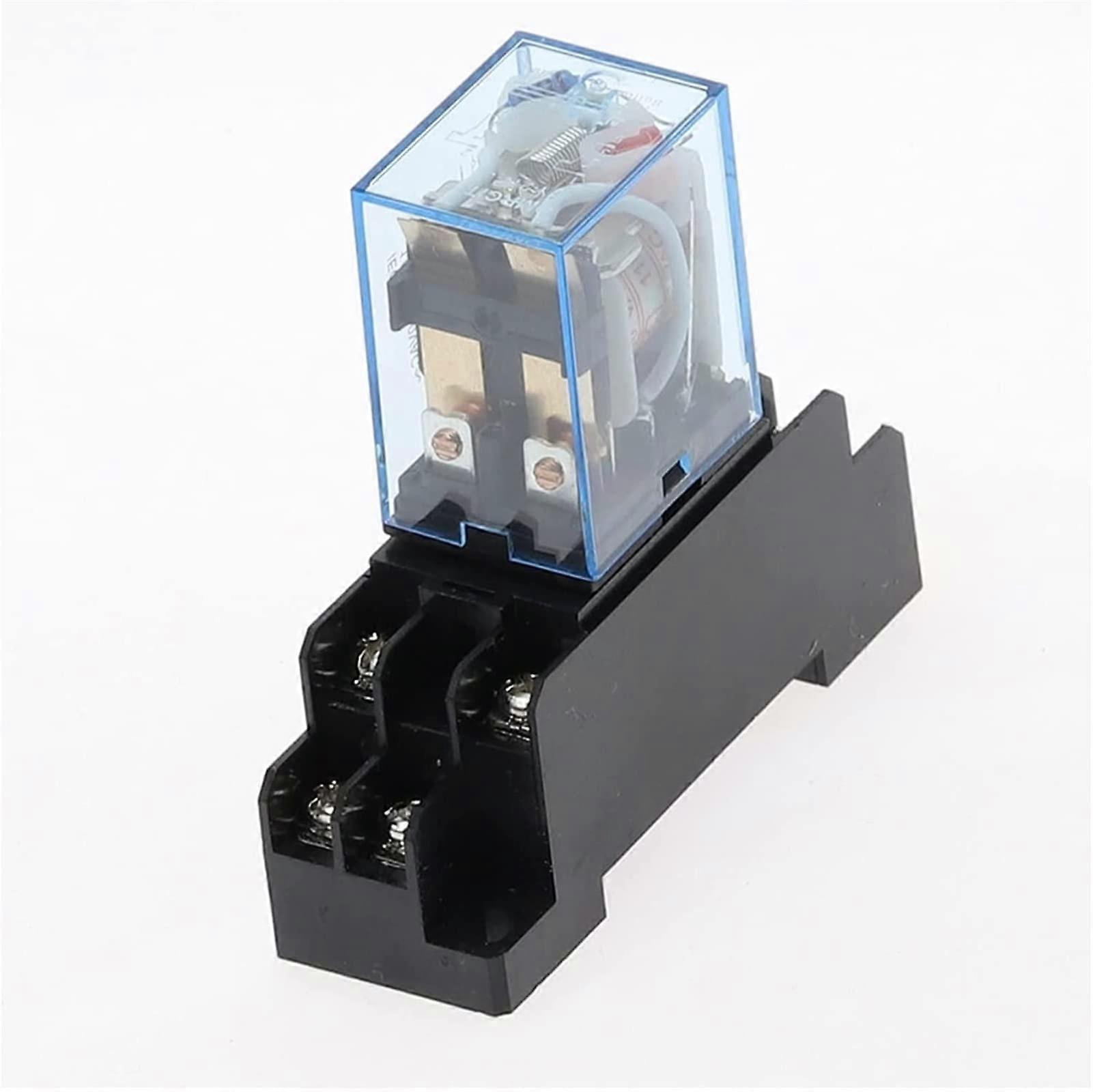 Relay 1 Piece LY2NJ HH62P HHC68A2Z Electronic MicroMini Electromagnetic Relay 10A 8Pin Coil DPDT with Socket (Size: AC 36V)