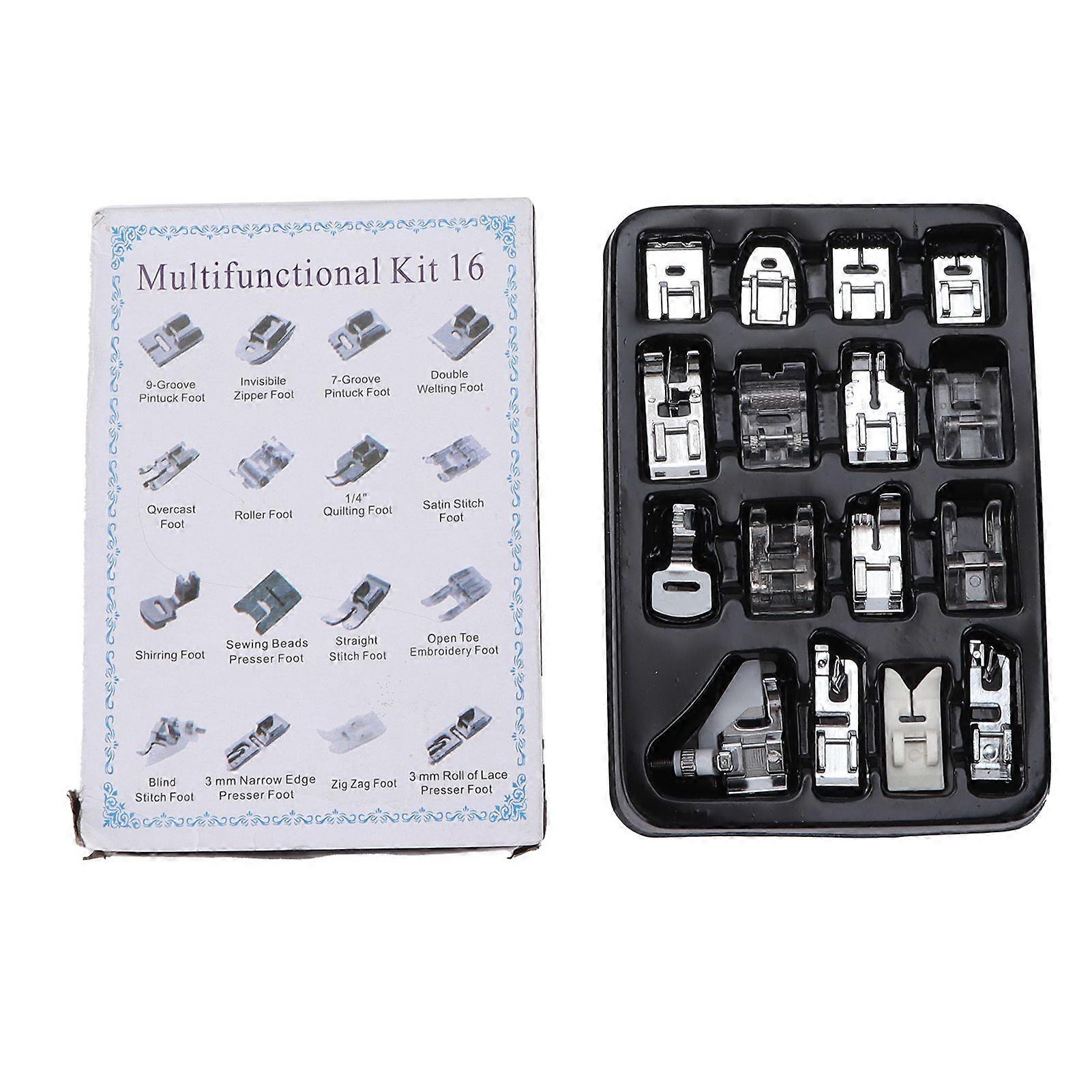 2025 Latest Model  16Pcs Sewing Machine Presser Foot Kit Multifunctional