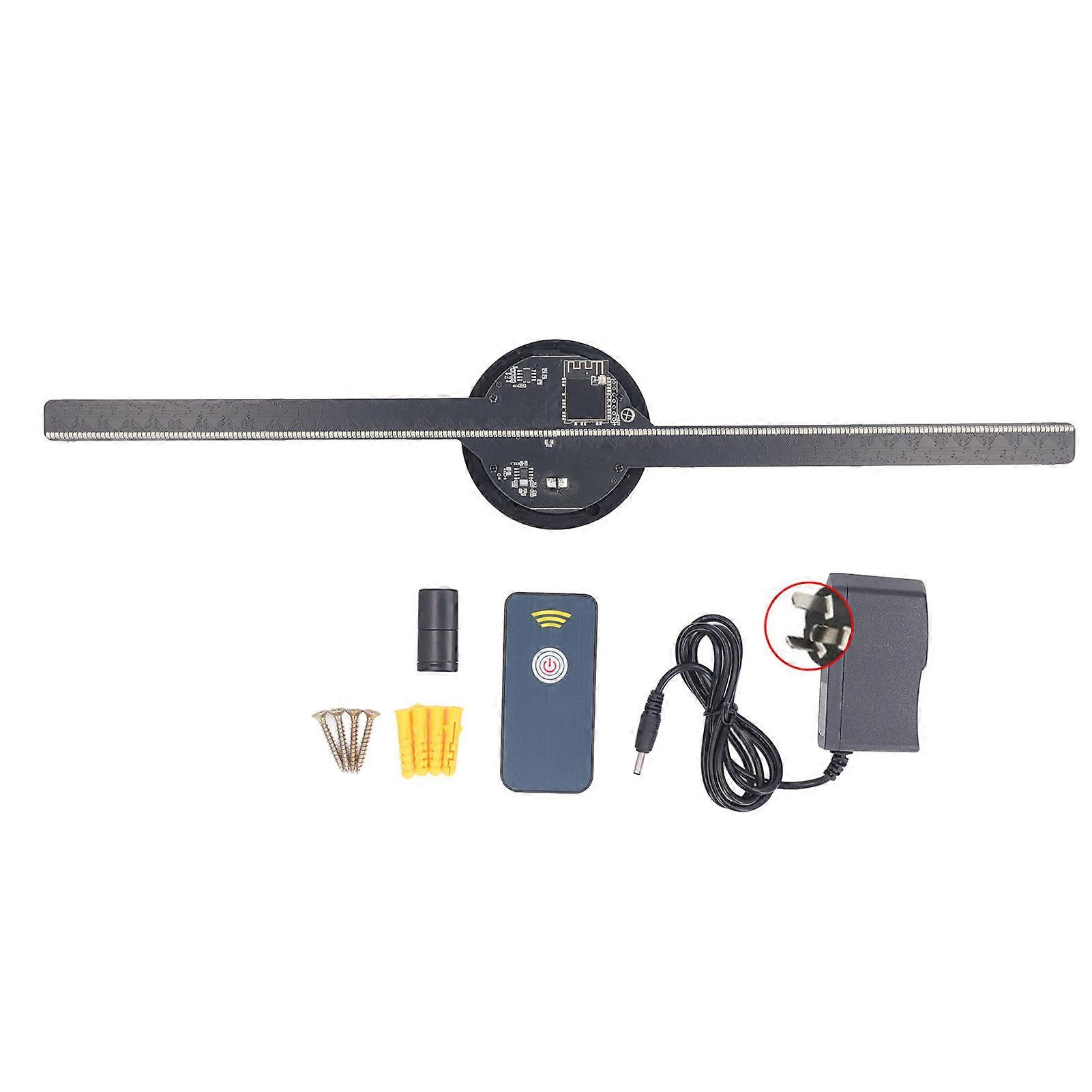 3D Hologram Fan 42cm - 800x480P, 224 LEDs, WiFi & App Control, Holographic Display