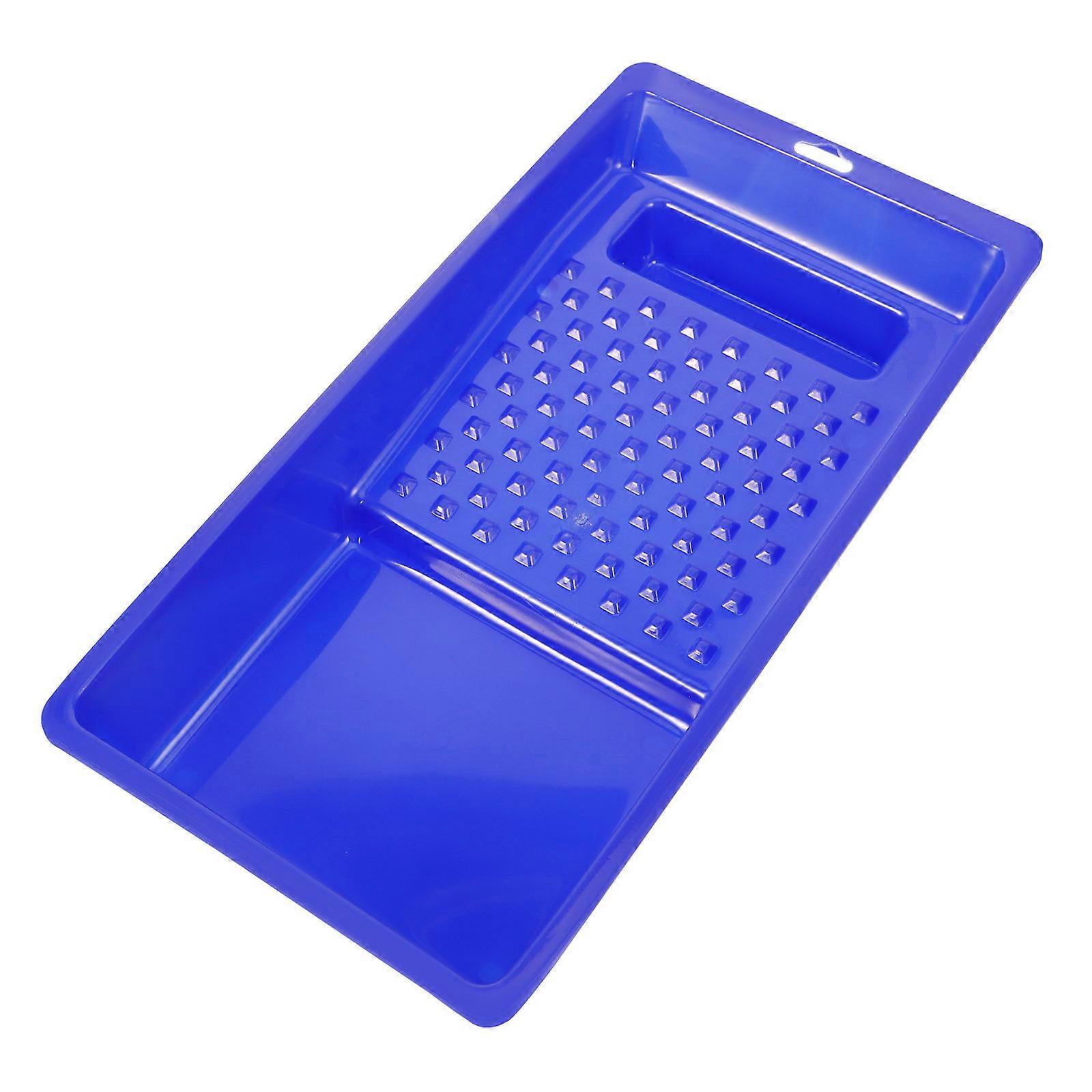 Durable Plastic Paint Tray with Blue Color for Storage Compatible with Various Paints 70 Characters