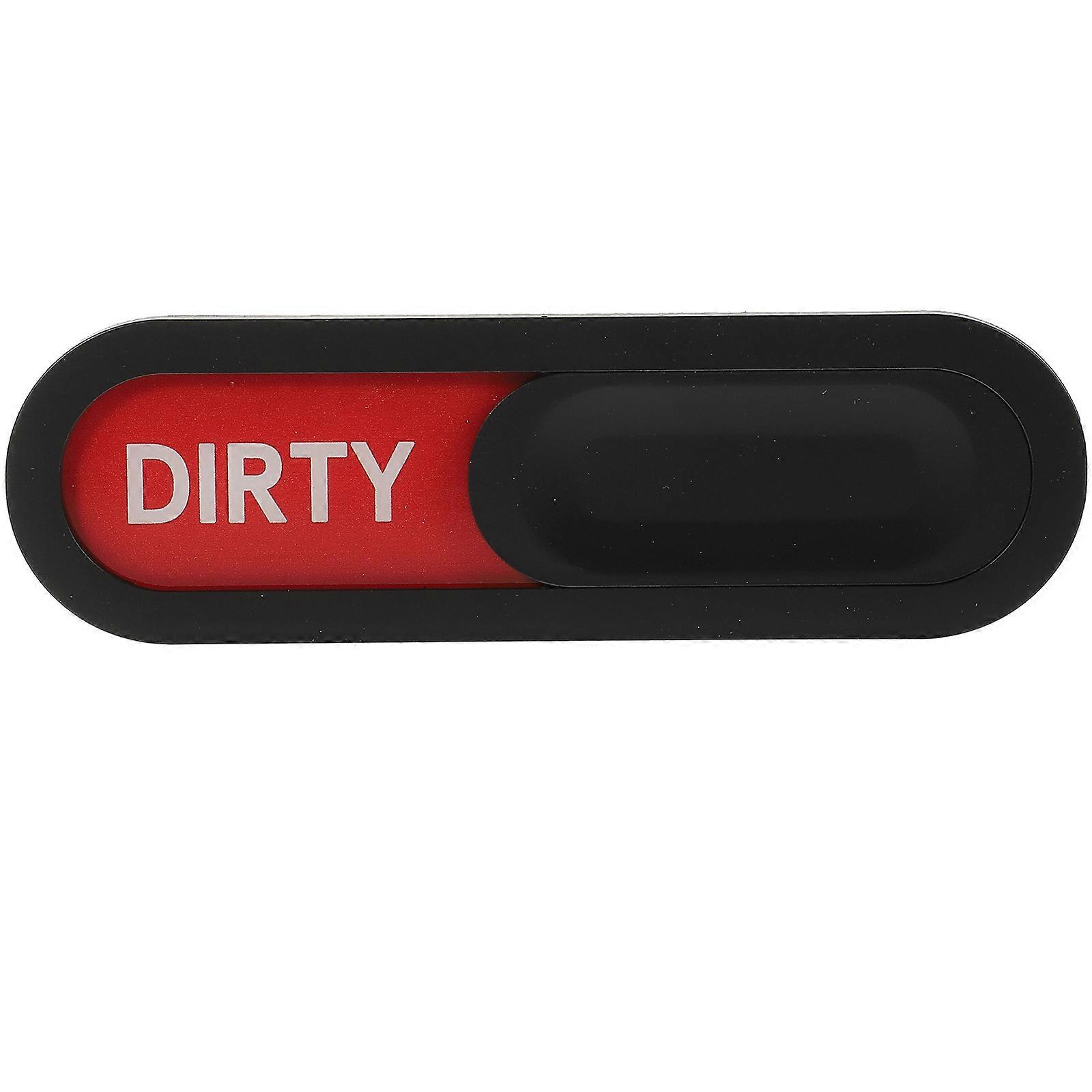 Oval Magnet Dishwasher Clean Dirty Indicator for Kitchen Notice Board, Non Scratching Design for Tracking Dish Status
