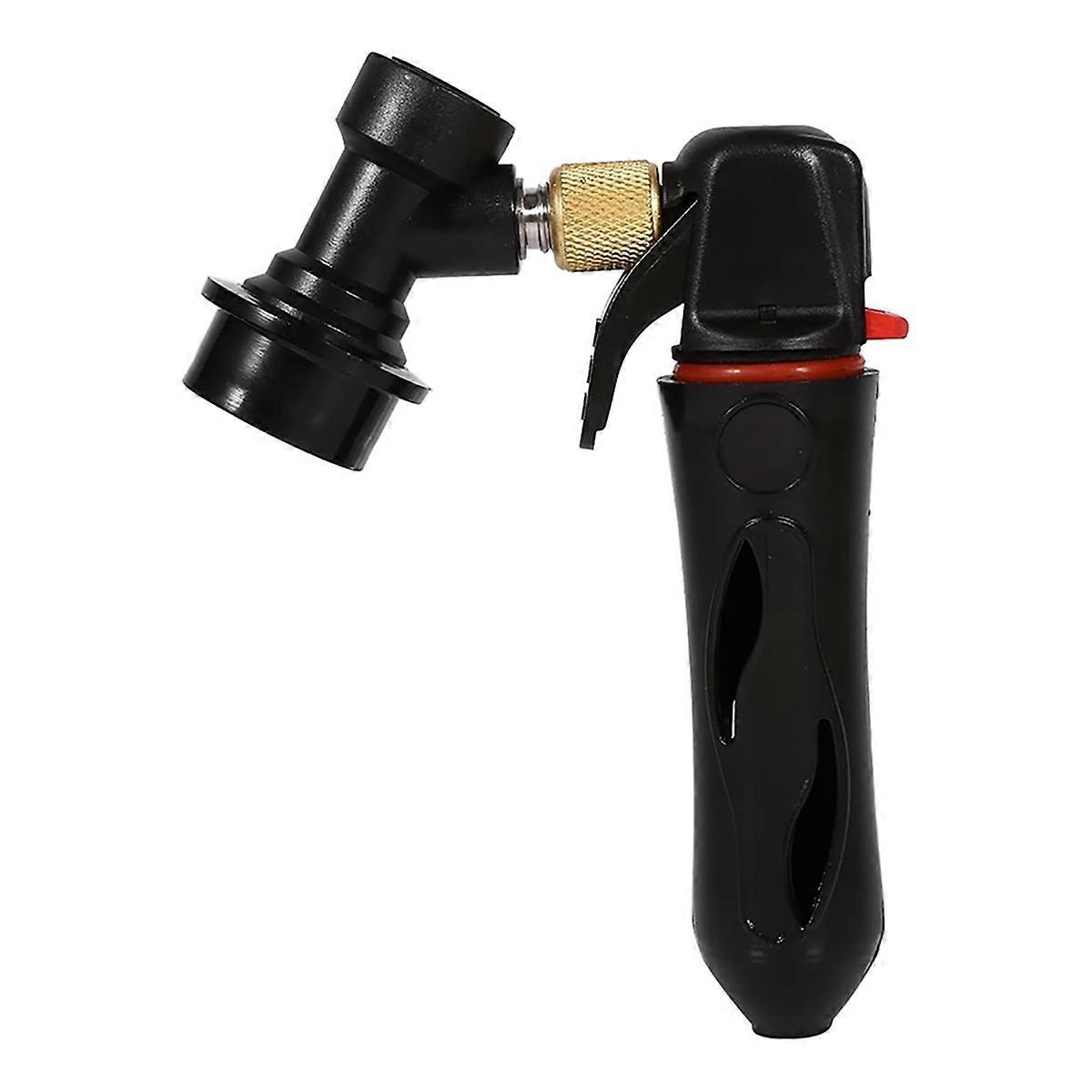 Portable CO2 Injector for Cornelius Kegs, Compact Beer Wine Soda Charger with Ball Lock Valve for H