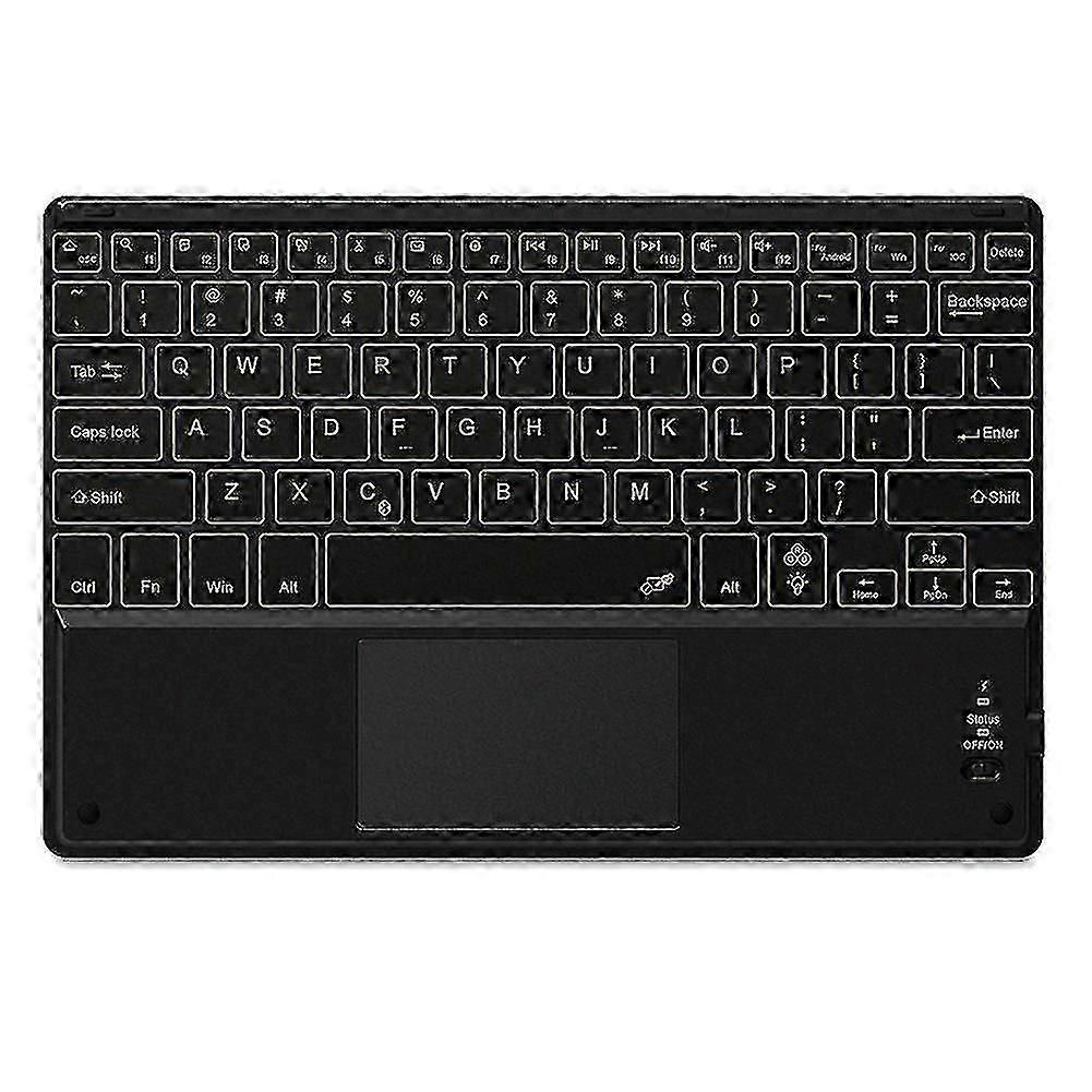 Ultra-thin Backlight Tablet Keyboard With Touchpad, Backlit Wireless For Android/windows/ios