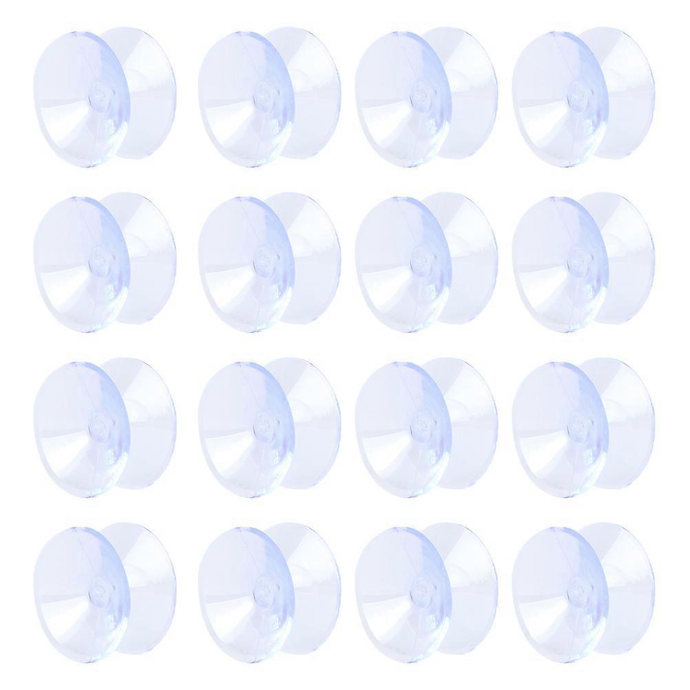 Nonslip Furniture Pads Glass Table Tops Suction Cup Pads Transparent Diameter 30MM Home Use 20Set