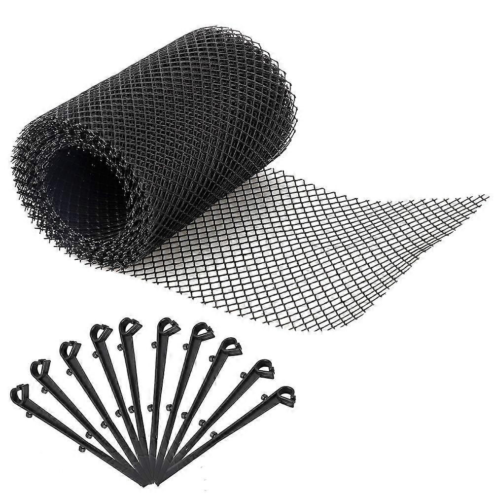 1 Set of Gutter Guard Mesh Gutter Cover for Preventing Drain Guttering Blockages