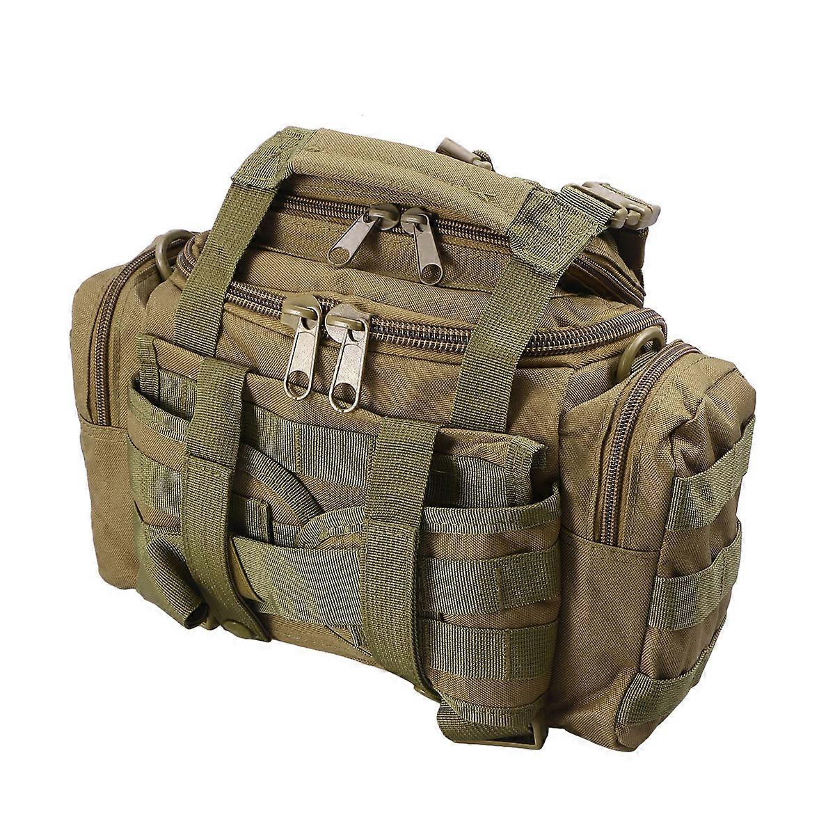 Portable Fishing Tackle Bag Multi-Function Bait Organizer Rectangular Shape Adjustable Shoulder Strap 1Set