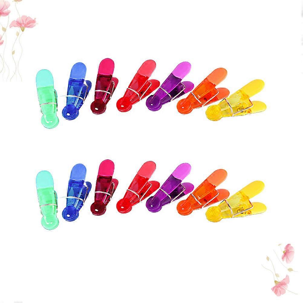 Windproof Clothes Clips Small Plastic Sock Bra Laundry Non-Slip Clips for Home Use 14Pcs