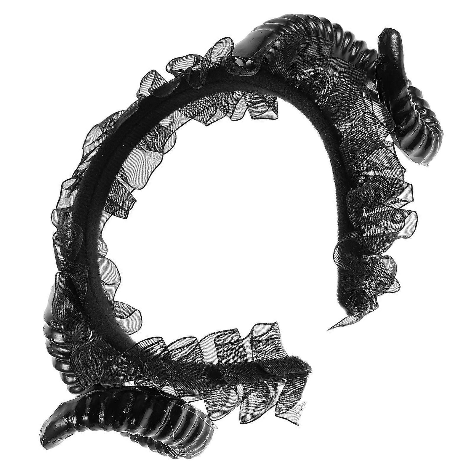 Sheep Horns Headband – Unique Halloween Costume Accessory, Lightweight & Comfortable for Cosplay, Parties & Photography Props