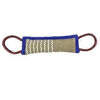 Dummy Hundespielzeug mit 2 Griffen 30cm - Dummy Floating Learning Roller Gut für Hunde Zahngesundheit Interaktives Seilspielzeug für große, mittelgroße Hunde