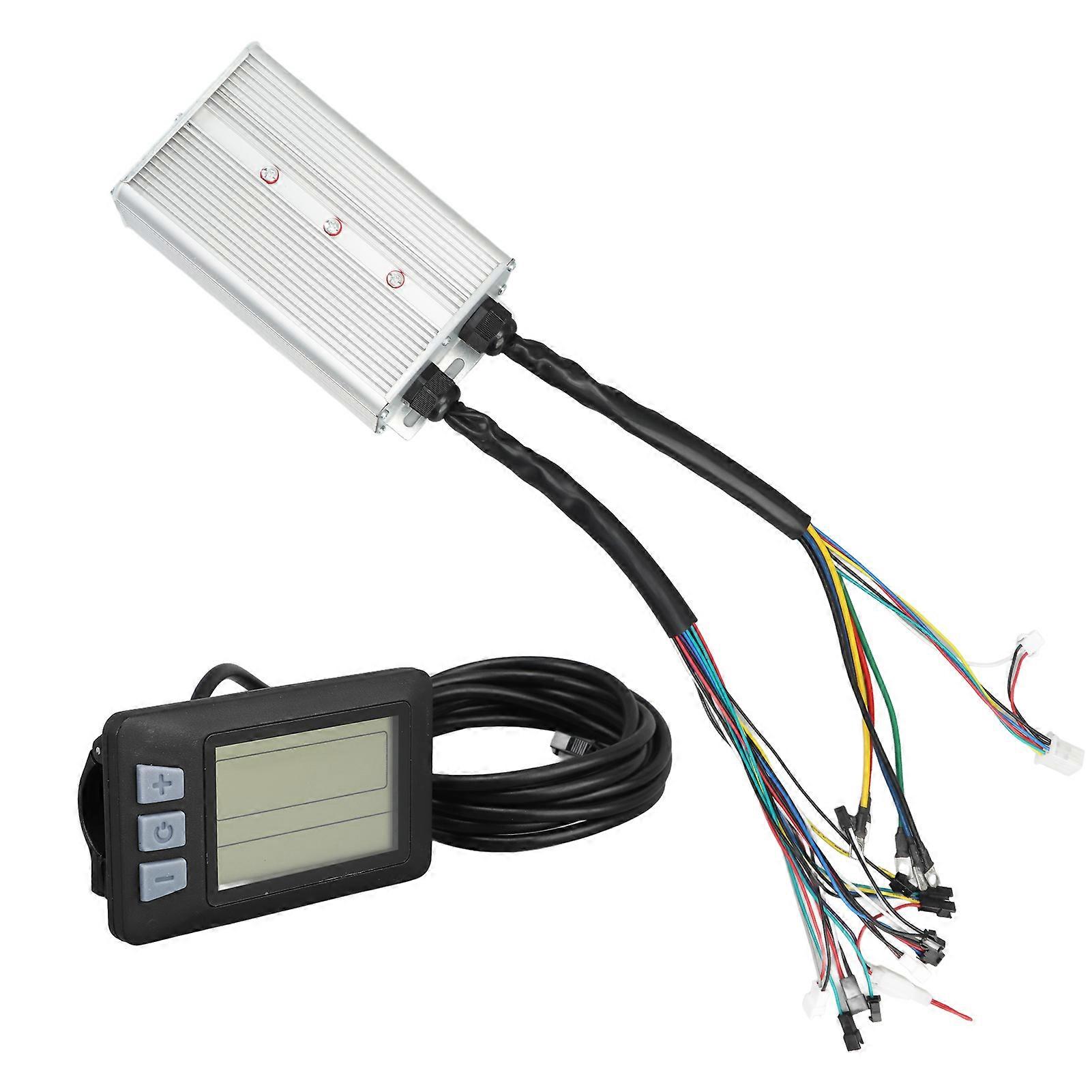 48V 60V 1500W Waterproof Bike Controller with LCD Display Kit