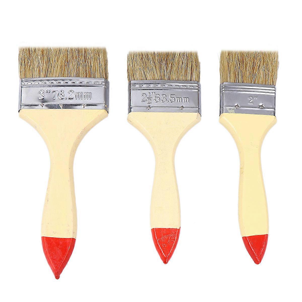 Paint Brushes Wall Paint Application Assorted Color 1 Inch Ergonomic Handle 10Pcs