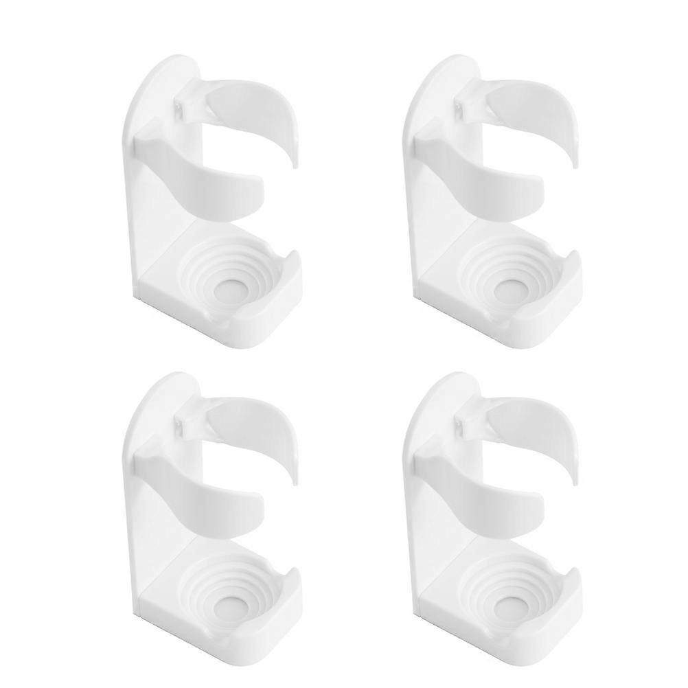 Toothbrush Organization Electric Toothbrush Stands Simple Style For Homeowners 10X5.5cm White Rectangular