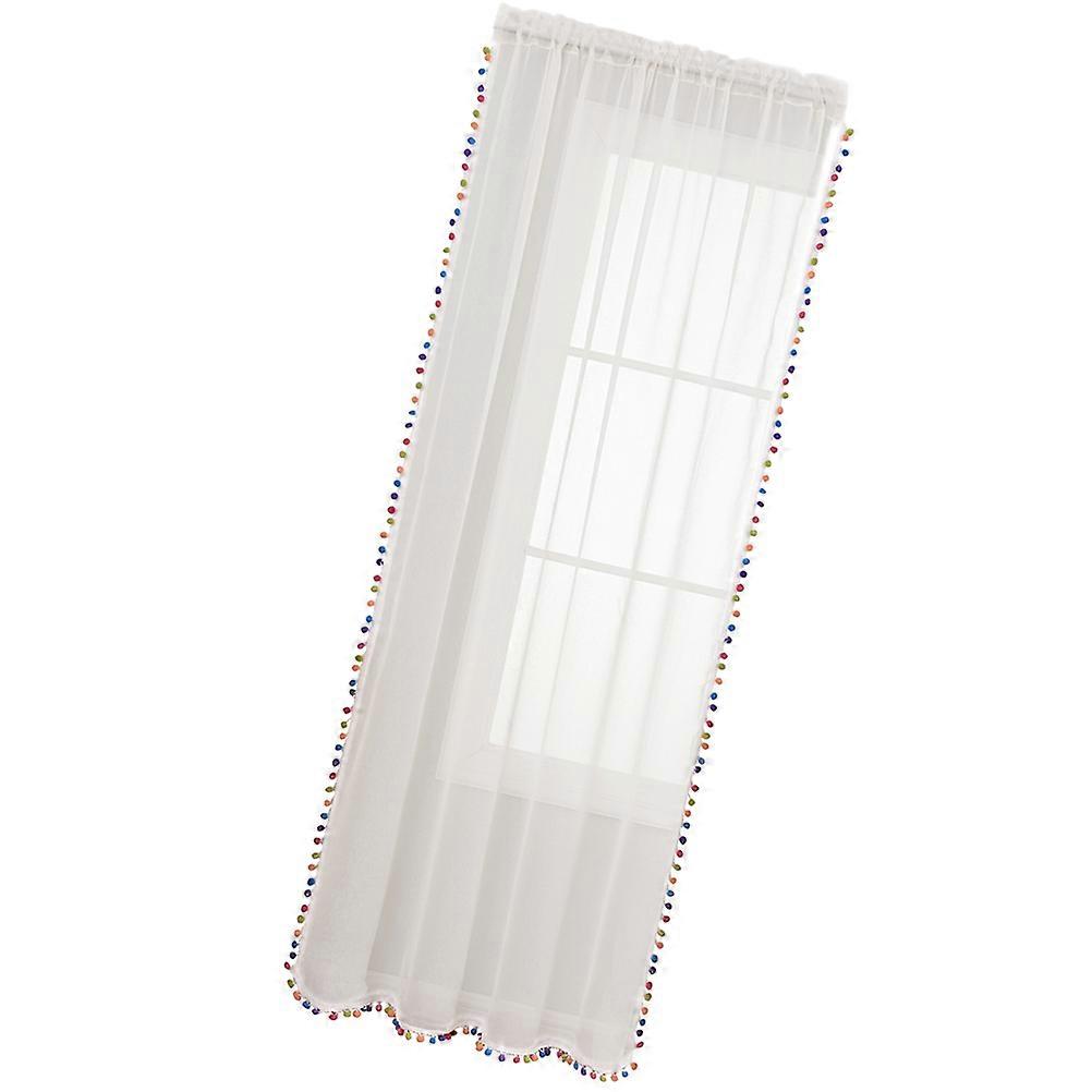 Cabinet Curtain Window Curtain Energy Reduction Home Decoration 100x50cm Colorful Polyester 1Pcs