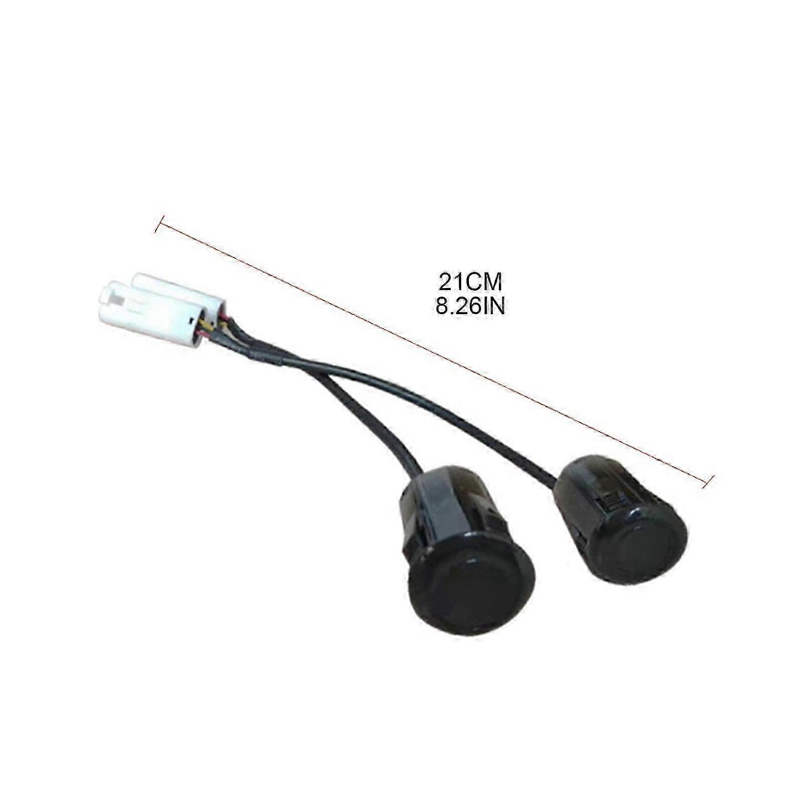 (Black) Car Monitoring System Ultrasonic Sensor Distance Assist Lane Change Tool Blind Spot Mirror Radar- Detect Alarm Indicator